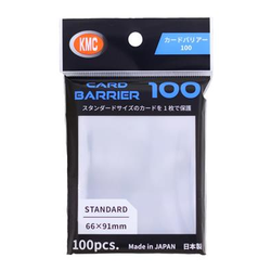 Card Sleeves Standard Card Barrier Clear (100) (KMC)