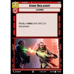 Star Wars: Unlimited Löskort: Legends of the Force: Ataru Onslaught