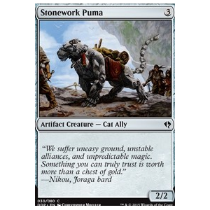 Magic löskort: Duel Decks: Zendikar vs Eldrazi: Stonework Puma