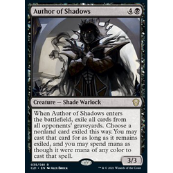 Magic Löskort: Commander: Strixhaven: Author of Shadows