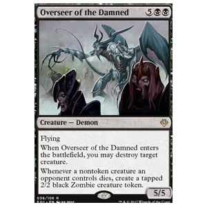 Magic löskort: Archenemy: Nicol Bolas: Overseer of the Damned