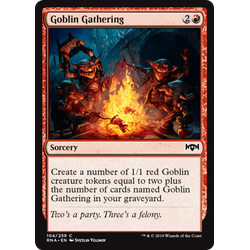 Magic löskort: Ravnica Allegiance: Goblin Gathering