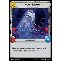 Star Wars: Unlimited Löskort: Shadows of the Galaxy: Lady Proxima, White Worm Matriarch