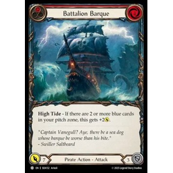 FaB Löskort: High Seas: Battalion Barque (Red) (Rainbow Foil)