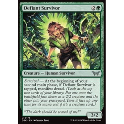Magic löskort: Duskmourn: House of Horror: Defiant Survivor