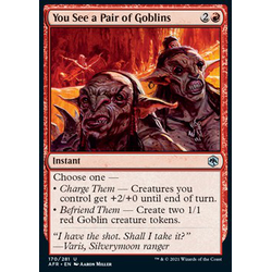 Magic löskort: Adventures in the Forgotten Realms: You See a Pair of Goblins