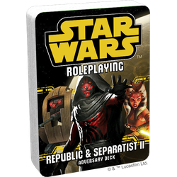 Star Wars: Age of Rebellion / Edge of the Empire: Republic and Separatist II Adversary Deck