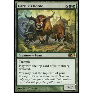 Magic löskort: Magic 2014: Garruk's Horde (Foil)