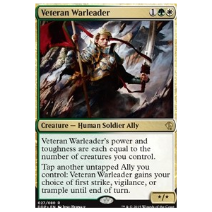 Magic löskort: Duel Decks: Zendikar vs Eldrazi: Veteran Warleader