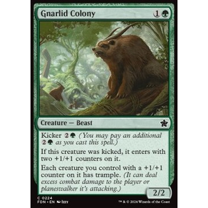 Magic löskort: Magic: The Gathering Foundations: Gnarlid Colony