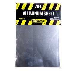 Aluminum Sheet 200x250mm (0,2mm thick)