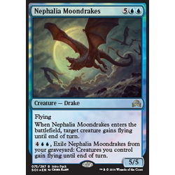 Magic löskort: Shadows over Innistrad: Nephalia Moondrakes (Promo) (Foil)