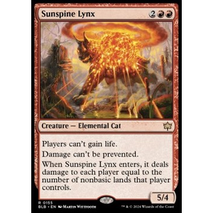Magic löskort: Bloomburrow: Sunspine Lynx