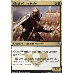 Magic löskort: Khans of Tarkir: Chief of the Scale