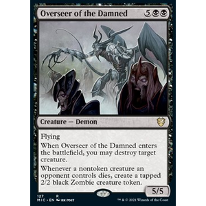 Magic löskort: Commander: Innistrad: Midnight Hunt: Overseer of the Damned