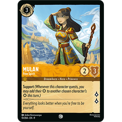 Lorcana Löskort: Fabled: Mulan - Free Spirit