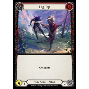 FaB Löskort: Welcome to Rathe - Hero Deck: Leg Tap (Red)