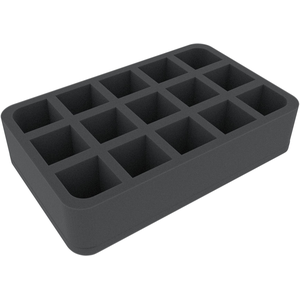 Feldherr 60mm Half-size 15 slot foam tray
