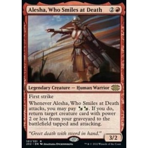 Magic löskort: Double Masters 2022: Alesha, Who Smiles at Death