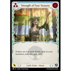 FaB Löskort: Rosetta: Strength of Four Seasons (Blue) (Rainbow Foil)