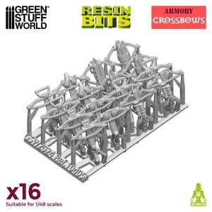 16x 3D printed set - Dwarf Crossbows