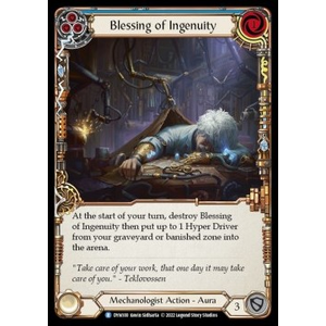 FaB Löskort: Dynasty: Blessing of Ingenuity (Blue)