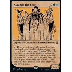 Magic löskort: Commander Legends: Battle for Baldur's Gate: Alaundo the Seer (alternative art) (Foil)