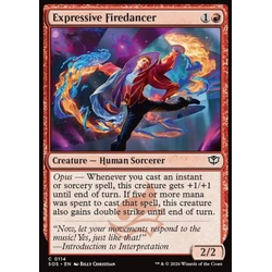 Magic löskort: Secrets of Strixhaven: Expressive Firedancer