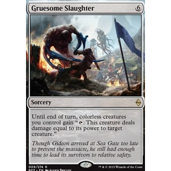 Magic löskort: Battle for Zendikar: Gruesome Slaughter