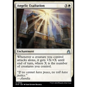 Magic löskort: Ravnica Remastered: Angelic Exaltation