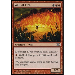 Magic löskort: 10th Edition: Wall of Fire