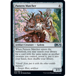 Magic löskort: Core Set 2020: Pattern Matcher