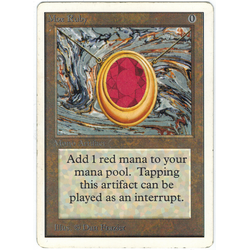 Magic löskort: Unlimited: Mox Ruby