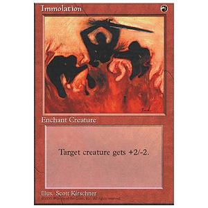 Magic löskort: 4th Edition: Immolation