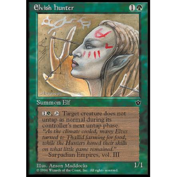 Magic löskort: Fallen Empires: Elvish Hunter v.2