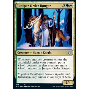 Magic löskort: Commander: Innistrad: Midnight Hunt: Juniper Order Ranger