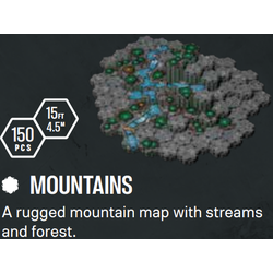 Lorescape Modular Hex-terrain Biome Set: Mountains