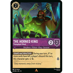 Lorcana Löskort: Whispers in the Well: The Horned King - Triumphant Ghoul