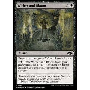 Magic löskort: Modern Horizons 3: Wither and Bloom (Foil)