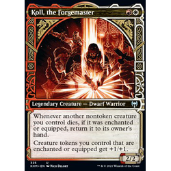Magic löskort: Kaldheim: Koll, the Forgemaster (alternative art)