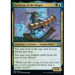 Magic löskort: Commander Legends: Battle for Baldur's Gate: Korlessa, Scale Singer