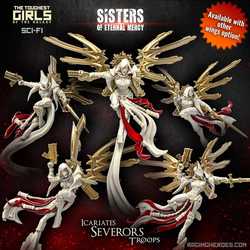 Sisters of Eternal Mercy: Icariates Severors - Troop (Feathered wings)