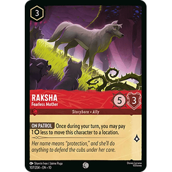 Lorcana Löskort: Whispers in the Well: Raksha - Fearless Mother (Foil)