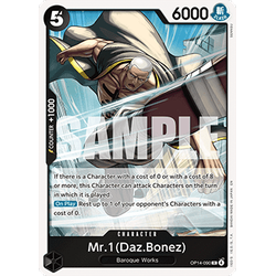 One Piece Löskort: The Azure Sea's: Mr.3(Galdino)