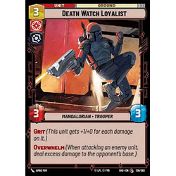 Star Wars: Unlimited Löskort: Shadows of the Galaxy: Death Watch Loyalist