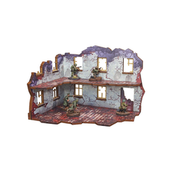 Pre-Painted WW2 Ostfront Stalingrad Univermag Right (UV-printed) (MDF)