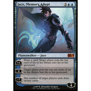 Magic löskort: Magic 2014: Jace, Memory Adept