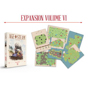 Age of Steam Deluxe: Map Expansion Volume V+VI w. Promo Bundle