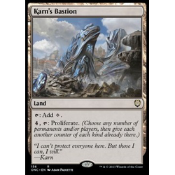 Magic löskort: Commander: Phyrexia: All Will Be One: Karn's Bastion