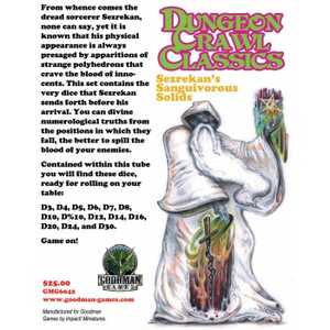 Dungeon Crawl Classics: Sezrekan's Sanguivorous Solids (14-Dice Set)